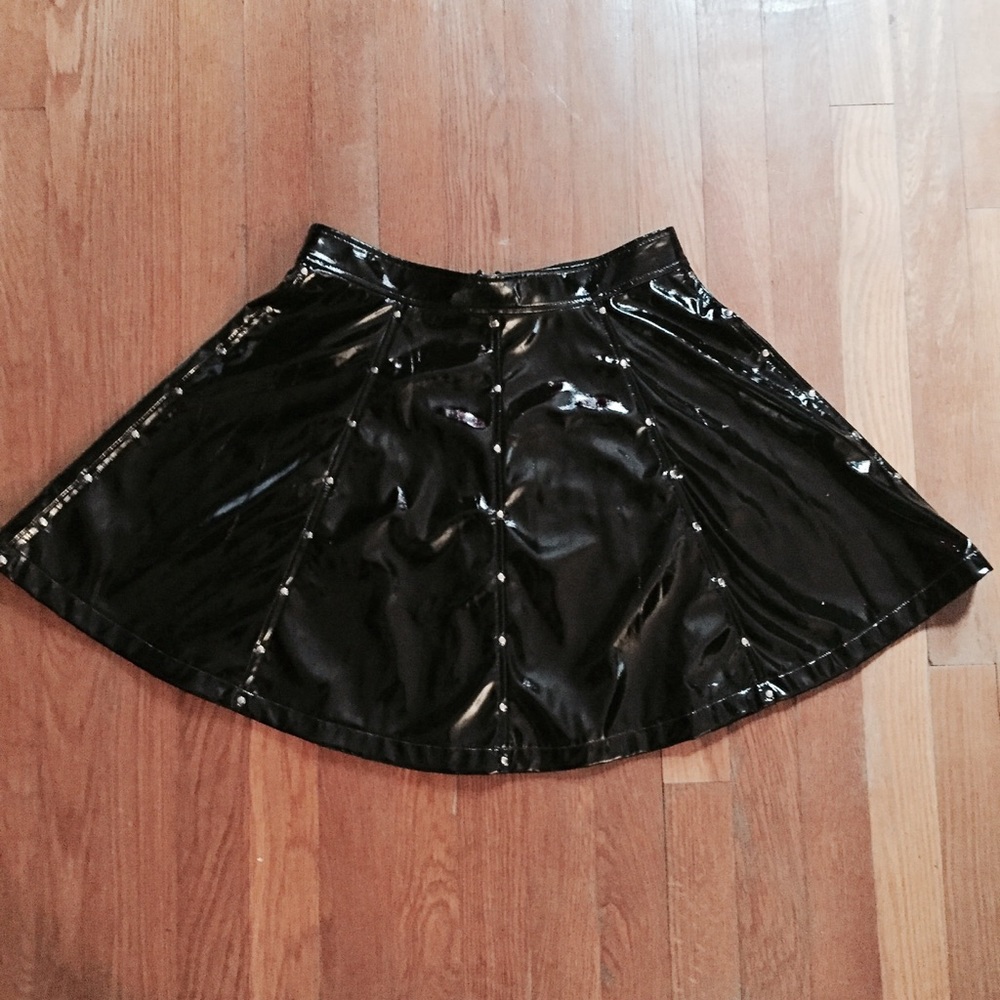 LipService Riveted Circle Skirt